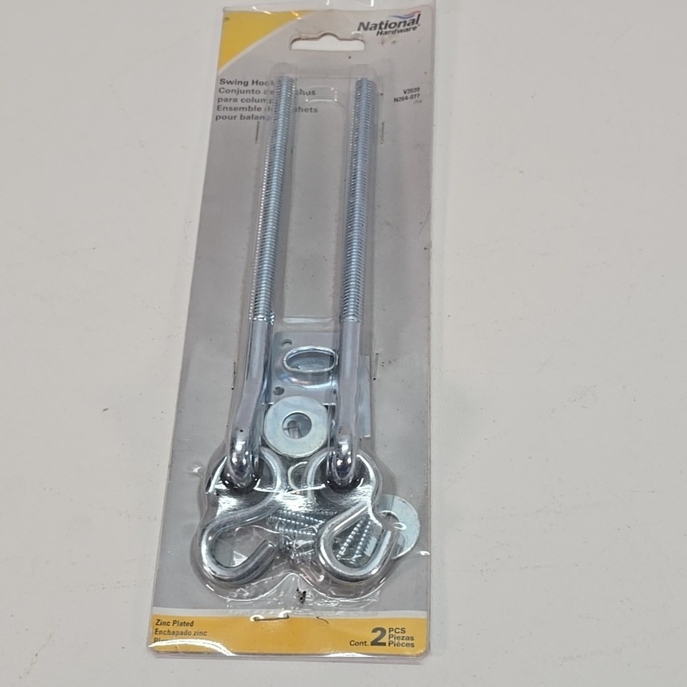National Hardware N264-077, Swing Hook Kit, 2 Hooks & Hardware